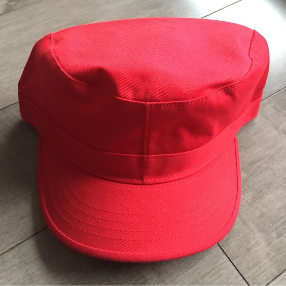 NEW CASTRO ETHOS MILITARY STYLE HAT : LARGE RED - Picture 1 of 3